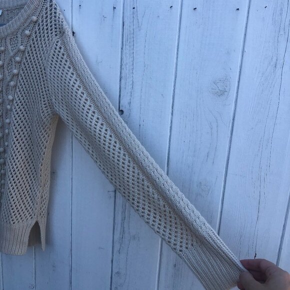 Heartloom Fisherman Knit Crewneck Sweater - Picture 5 of 7